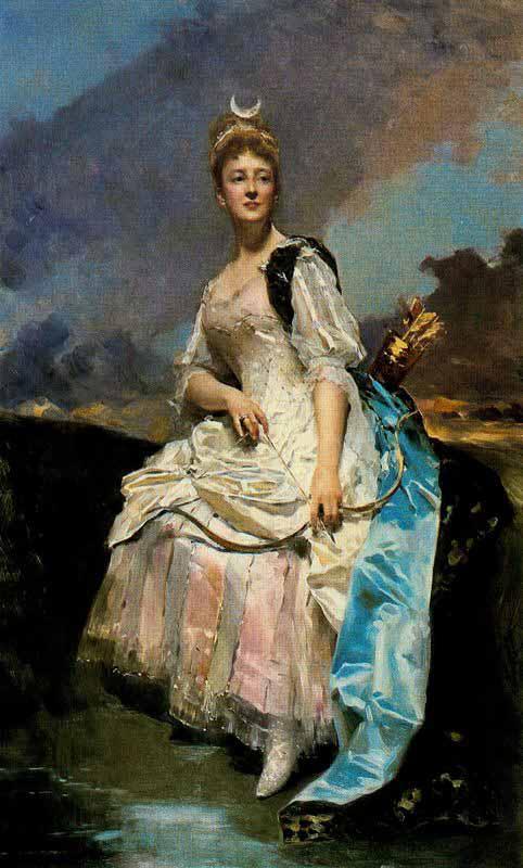 Raimundo de Madrazo y  Garreta MARQUISE D'HERVEY SAINT DENYS oil painting picture